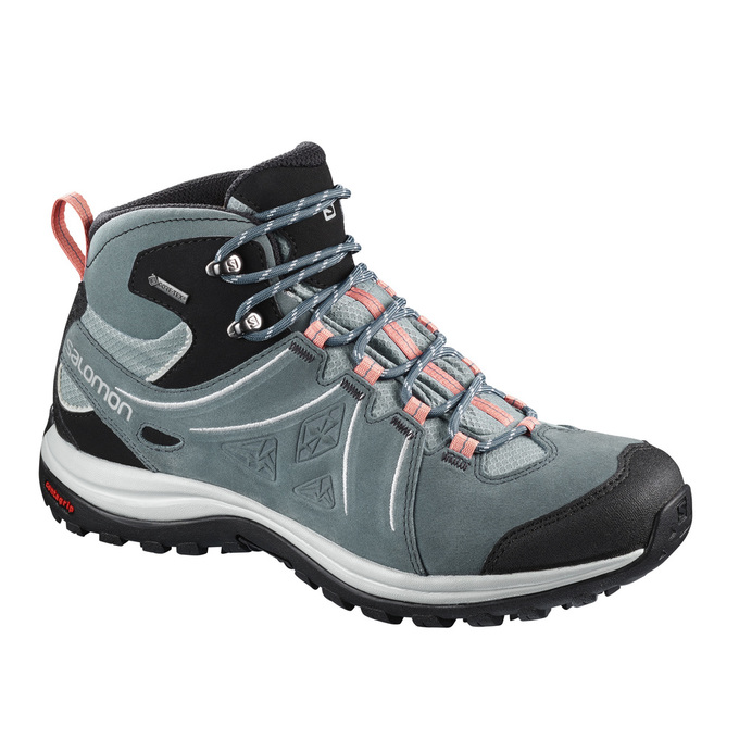 Zapatillas Trekking Salomon Mujer Turquesa Claro / Negras - Salomon Argentina ELLIPSE 2 MID LTR GTX®